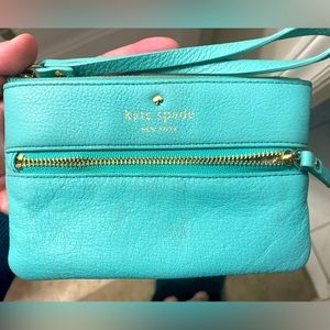 Mint green Kate spade wristlet